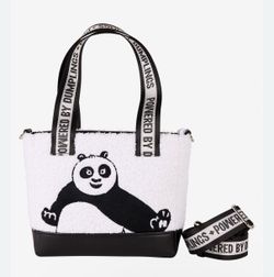 Lounge fly, DreamWorks, Kung Fu, Panda plush tote, Crossbody bag