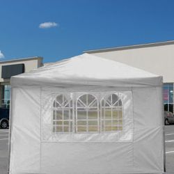 BRAND NEW 10x10 FT Heavy Duty Instant Canopy Tent with Complete Sidewall Pop Up Canopy - Multiple Colors Available