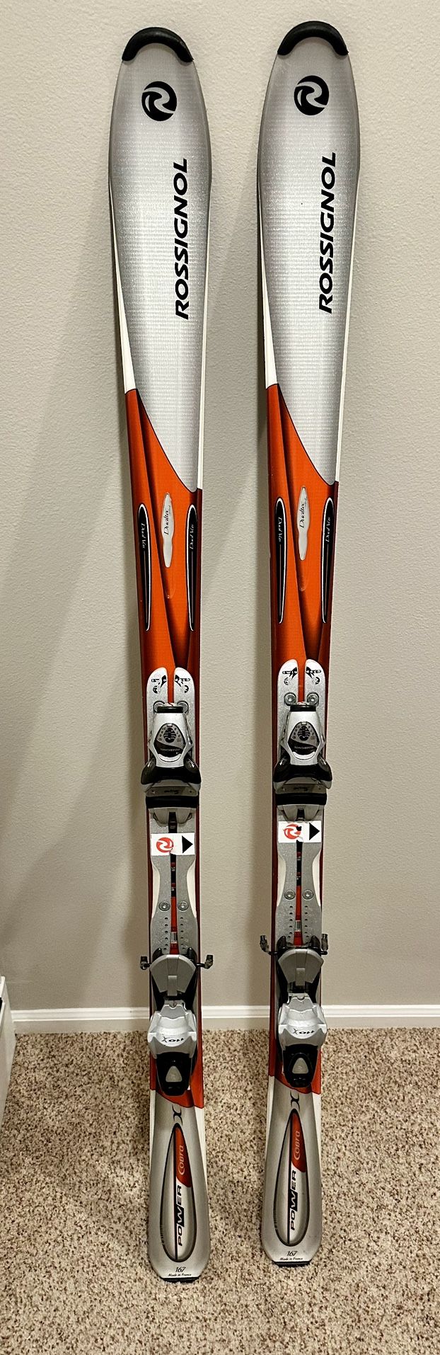 Rossignol 167 T-Power Cobra X Skis w Bindings