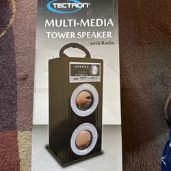 New in Box - Tectron Bluetooth Speaker/Radio Beach/Camp!