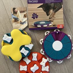 3 Used Outward Hound Dog Toy Puzzles