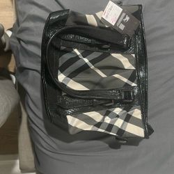 Beat Nylon Burberry Small Tote