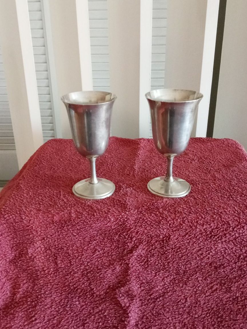 Vintage F.B. Rogers Silver Co. 6.25" Tall Chalice/Goblet