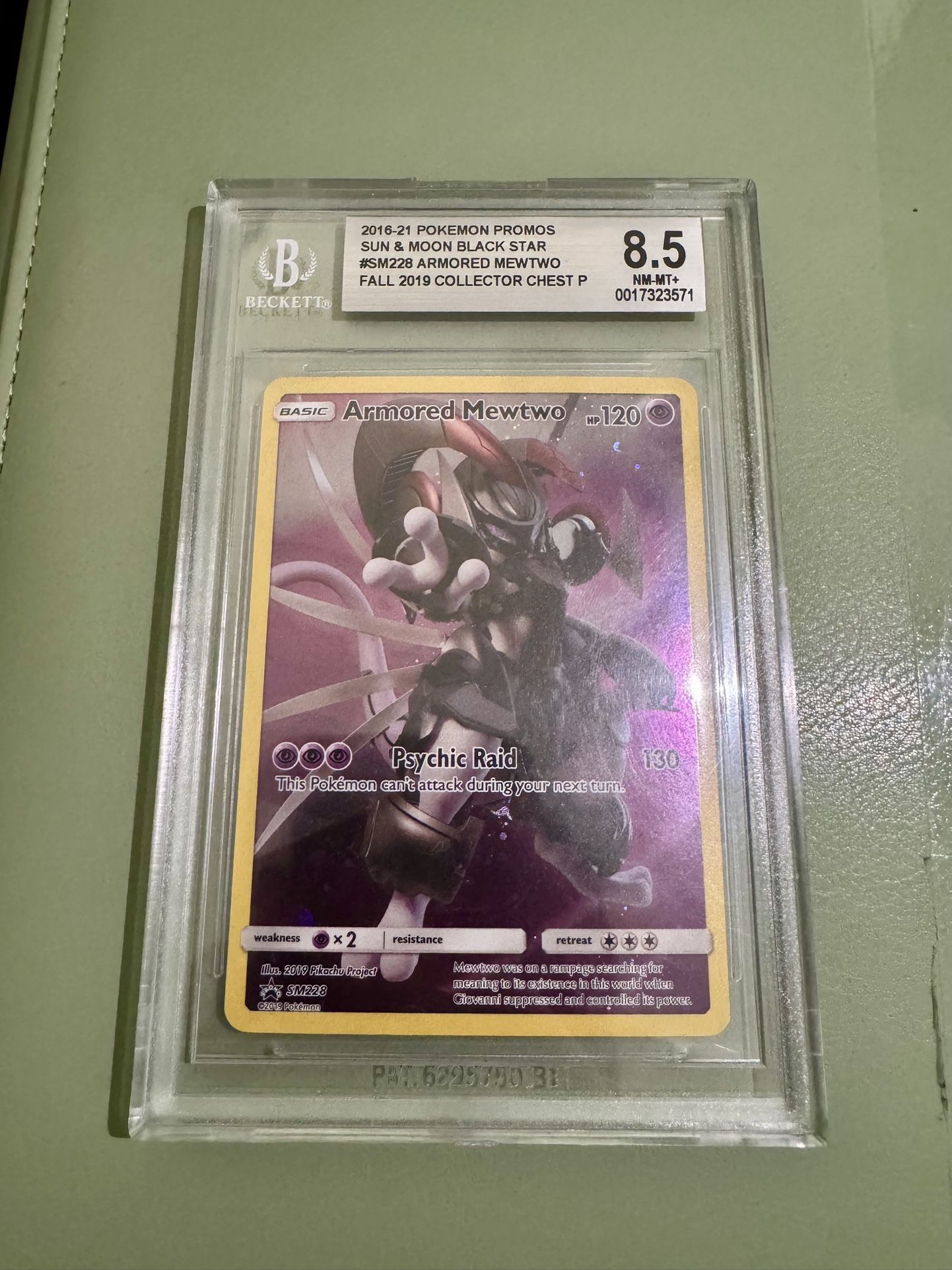 Pokemon Armored Mewtwo (ENGLISH) BGS Slab