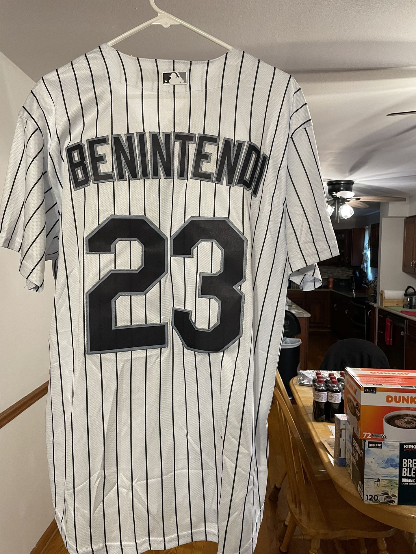 Chicago White Sox Benintendi Jersey Southside Or Black Pinstripes for Sale  in Carol Stream, IL - OfferUp