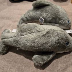 SeaWorld Dolphin Plush Lot