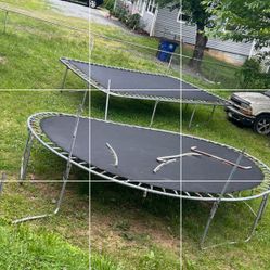 Trampoline. 
