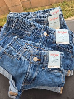 Girl jean shorts