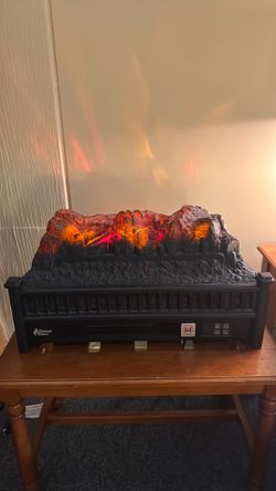 Fire place with lights (optional heater)