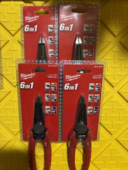 (4) Milwuakee 6 In 1 Wire Strippers