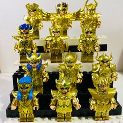 Saint Seiya Gold Angel 12pc Manga Zodiac Knights Minifigures LEGO Compatible