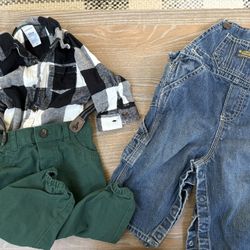 Jean Overall + Overall Set Size 12M $5 For All 