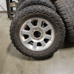F250 STOCK RIMS AND TIRES