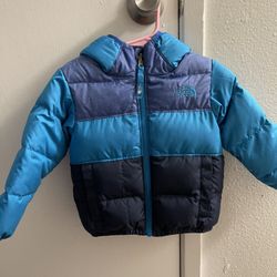 12 Month Baby Reversible North Face Jacket