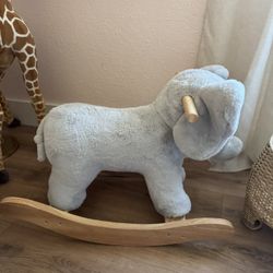 Pottery Barn elephant rocker 