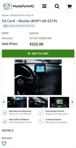 Latest Mazda Navigation Update . BHP1 66EZ1 N