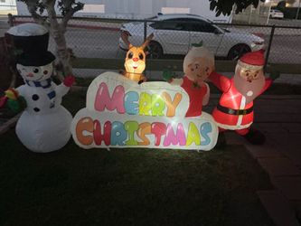 Christmas Yard Airblown Inflatable Set