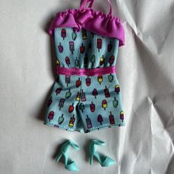 Barbie Romper and Shoes 