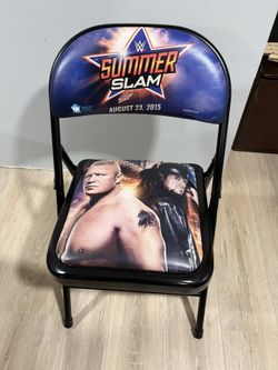 WWE SUMMER SLAM 2015 FOLDING CHAIR