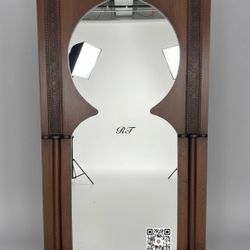 New Moroccan handmade antique-style wooden carved Arch Mirror 77” x 36.5“