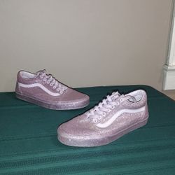 VANS WOMEN GLITTER SNEAKERS SIZE 11