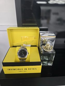 Men's Invicta watch / men's fragrance combo