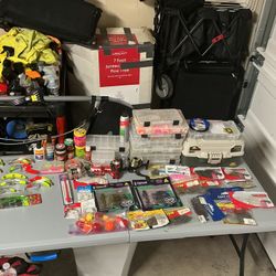Fishing Gear Tackle Lures, Reels , Baits , Tackle Boxes 