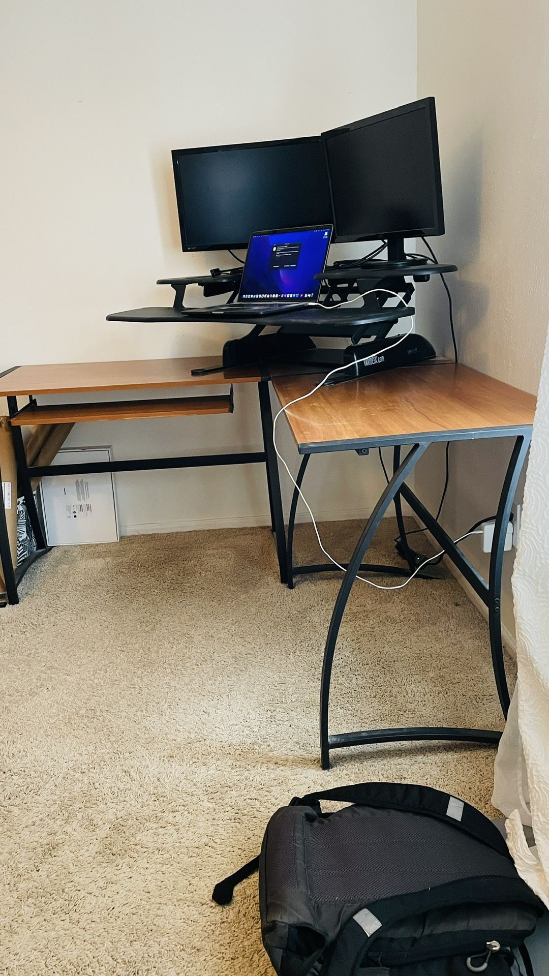 L-Shaped Corner Home Office Desk
