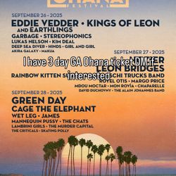 Ohana 3 Day GA Pass