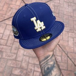 Dodgers 50th anniversary fitted hat