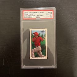 Mike Trout - Obak Mini 2010 Tristar