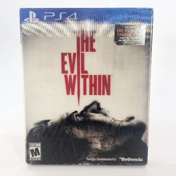 The Evil Within Lenticular Cover Edition Sony PlayStation 4 2014 PS4 