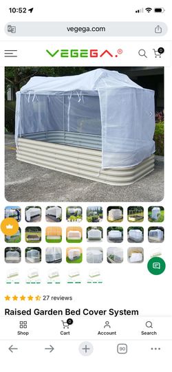 Raised Garden Bed Cover System（Pricing Excludes Raised Garden Bed）