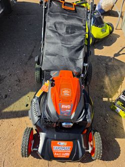 Yardmax 22in self-propelled mower