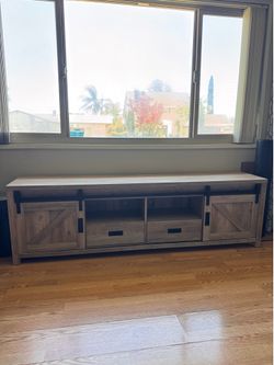 Coaster TV stand 78.75” L x 15.5” W x 23.75” H