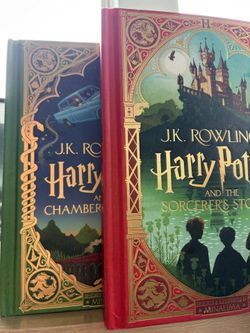 Harry Potter MinaLima Illustrated Interactive Books Set (Sorcererās Stone + Chamber of Secrets)