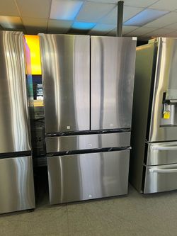 Samsung bespoke stainless steel fridge