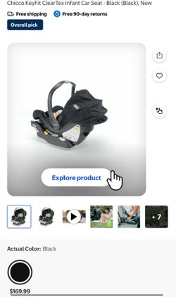 Chicco KeyFit ClearTex Infant Car Seat