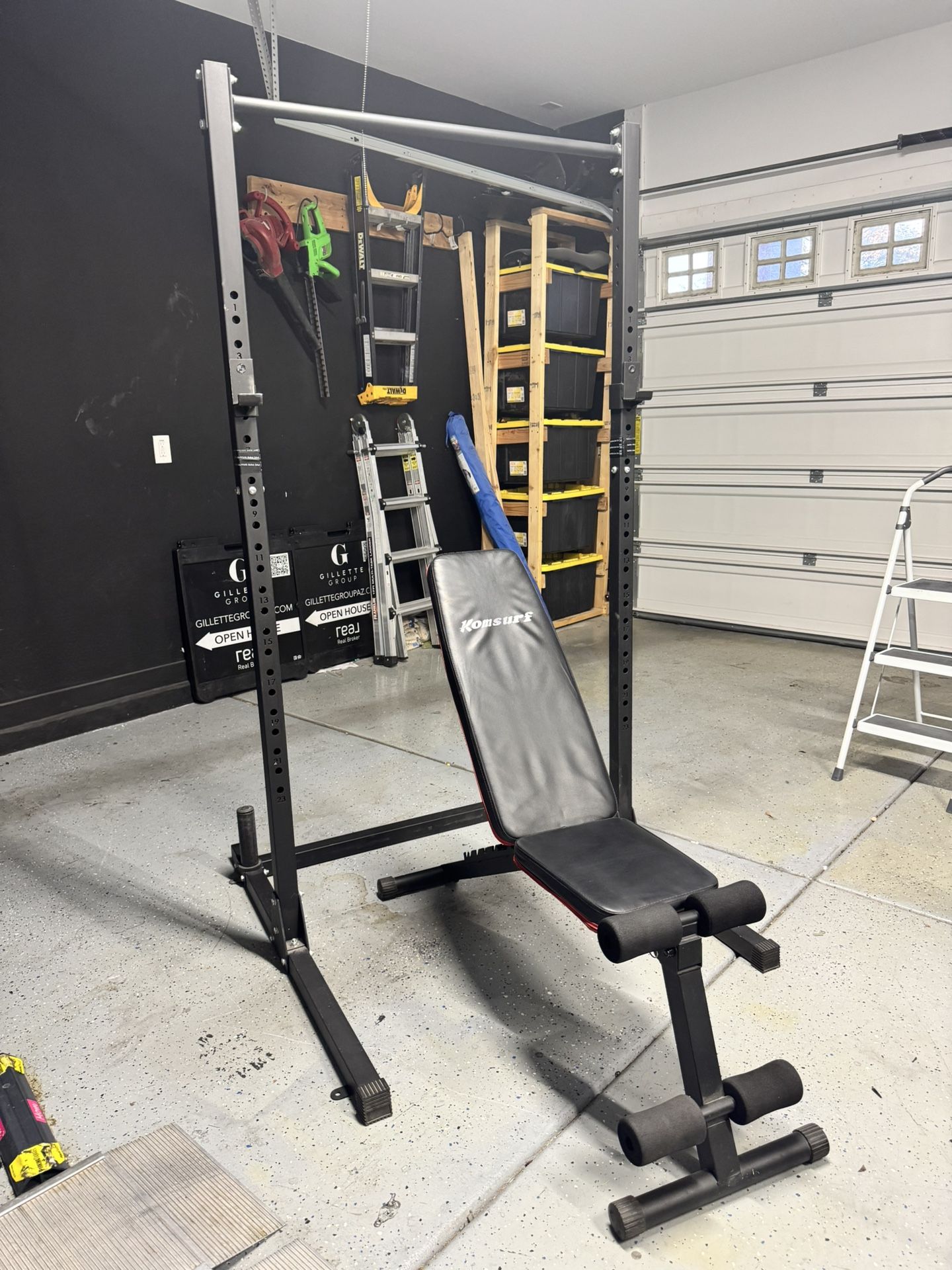 Hulkfit Multifunctional Squat, Pull Up Rack & Bench