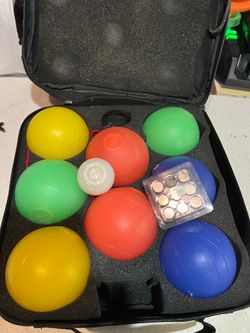 Spilsbury Light-Up Bocce Ball Set / Outdoor Lawn Game