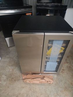 Dual Zone Stainless Steel Wine & Beverage Cooler / Fridge