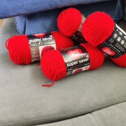Red Heart Super Saver Lot New Yarn 🧶