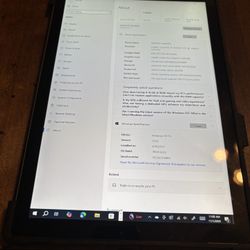 Windows surface with keyboard Windows OS