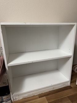 White Wood Shelf 