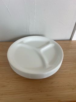Corelle divided plates (set of 8)