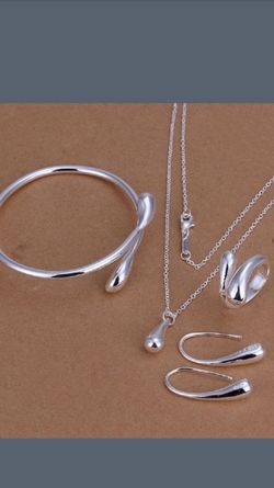 Sterling silver four piece set! Brand new