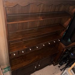 William Fetner Inc China Hutch/Cabinet/Bookcase