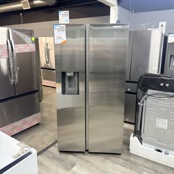 🔥SAMSUNG STAINLESS STEEL REFRIGERATOR WITH ICE MAKER AND WATER DISPENSER🔥