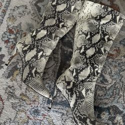Snake skin pattern Boots 