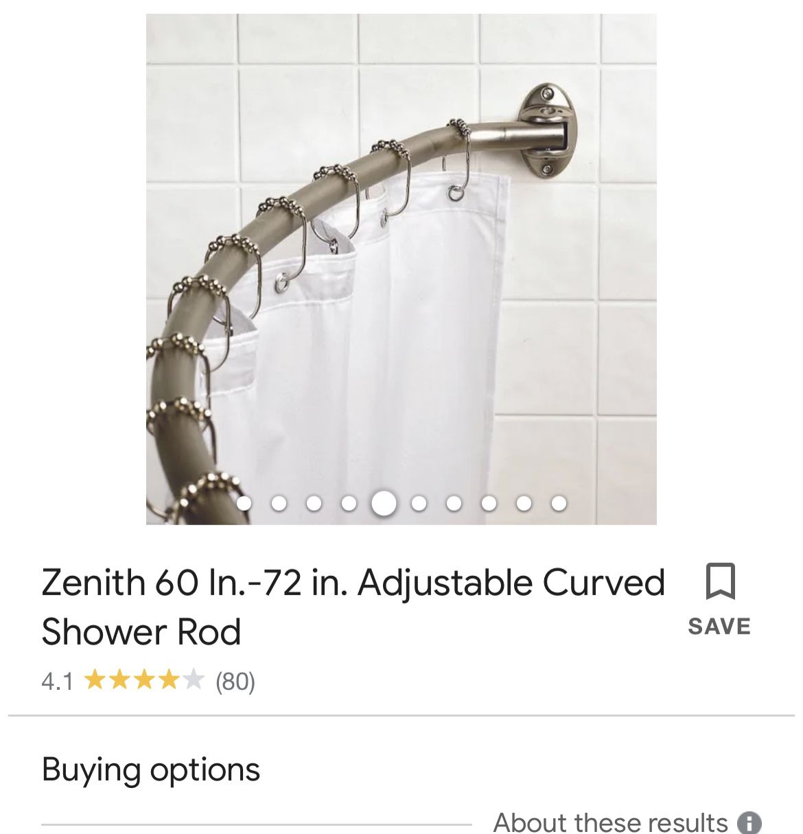 Curved Shower Curtain Rod for Sale in Las Vegas, NV - OfferUp